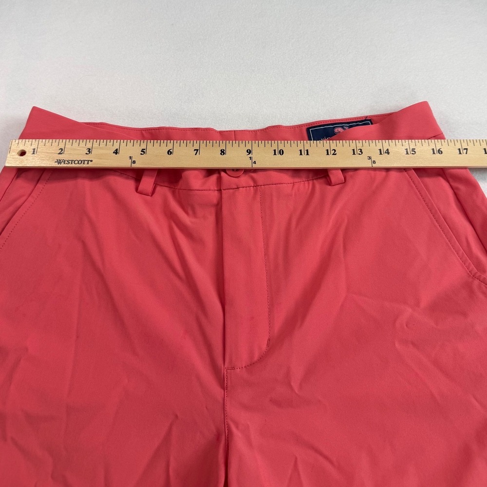 Vineyard Vines Mens Breaker Short Salmon Pink Golf Performance Shorts Size 33 - Picture 7 of 7